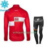 Kind Fietskleding (Wielershirt Lange Mouw + Fietsbroek Lang) 2017 Lotto-Soudal N001 Winter Thermal Fleece